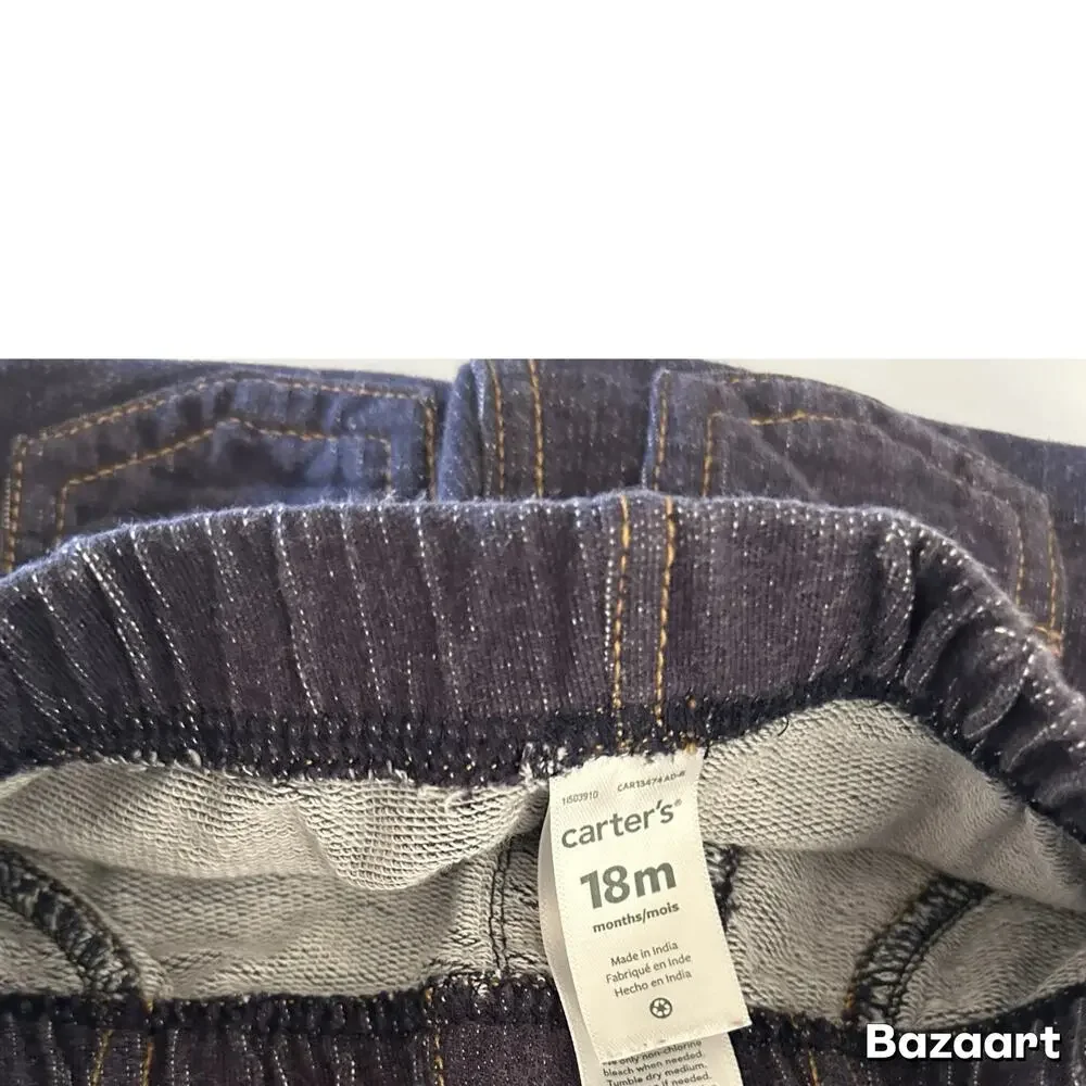Carter’s Faux Denim Leggings Baby Girl Size 18M